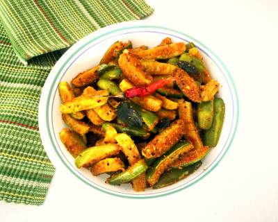 Kovakkai Podi Curry Recipe - Tamil Nadu Style Ivy Gourd Stir Fry