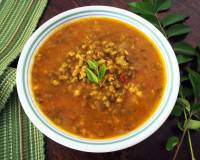 Konkan Style Modachya Moongachi Amti Recipe-Sprouted Moong Bean Curry