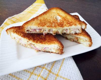 Onion And Cheese Pepper Sandwich Recipe