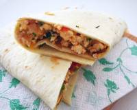 Paneer Bhurji Wraps Recipe 