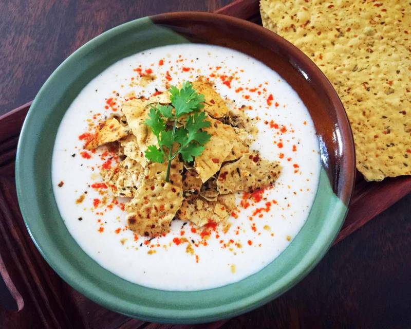 Papad Raita Recipe