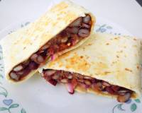 Red Kidney Beans Tortilla Wraps Recipe  