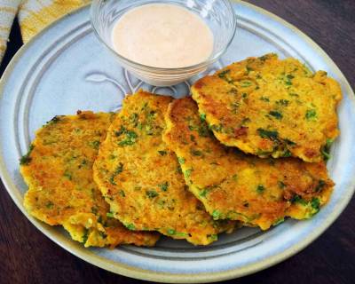 Savoury Carrot And Coriander Pancakes Recipe