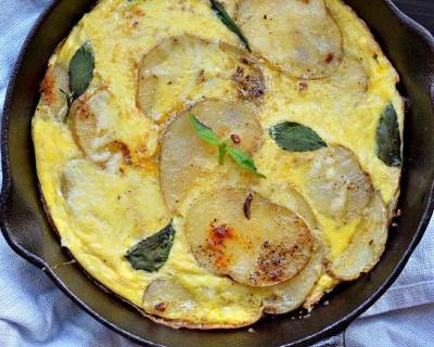 Potato & Basil Frittata Recipe