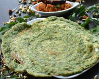 Mixed Sprouts Coriander Dosa With Idli Dosa Batter