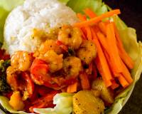 Asian Shrimp And Veggie Bowl Recipe