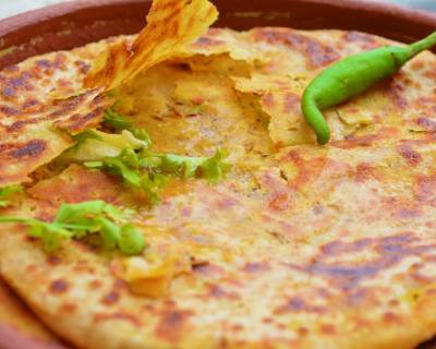 Ajwain Besan Ka Paratha Recipe (Masala Paratha)