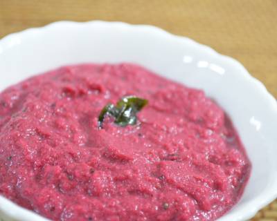 चकुंदर की चटनी - Beetroot Chutney (Recipe In Hindi)