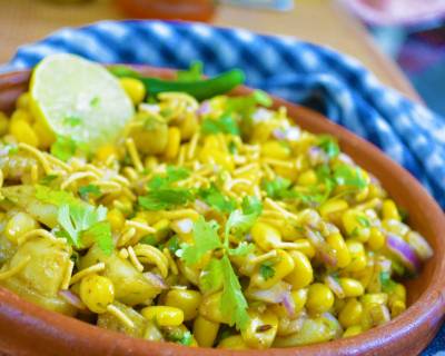 Corn Bhel Recipe