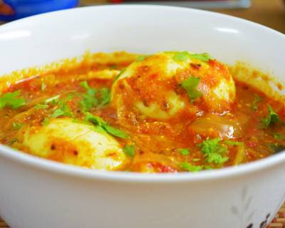 ढाबा स्टाइल अंडे की करी रेसिपी - Dhaba Style Egg Curry 