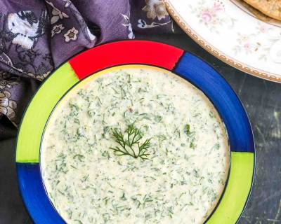 Dill Cucumber Raita Recipe 