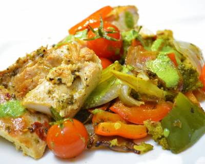 Grilled Chicken With Vegetables Recipe
