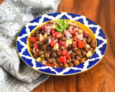 Indian Style Kala Chana Salad Recipe