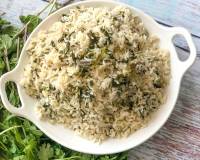 Mint Coriander Spice Pulao Recipe 