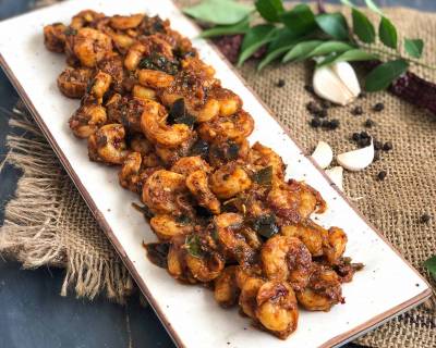 Prawn Ghee Pepper Masala Recipe With Garlic 