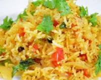 Quick Pulao With Onions And Tomatoes Recipe