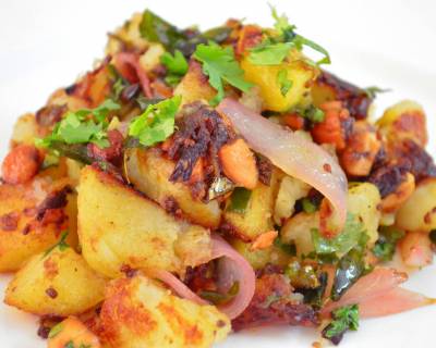 इमली चिल्ली आलू रेसिपी - Tamarind Chilli Potato Recipe