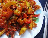 Crispy Vegetable In Schezwan Sauce Recipe