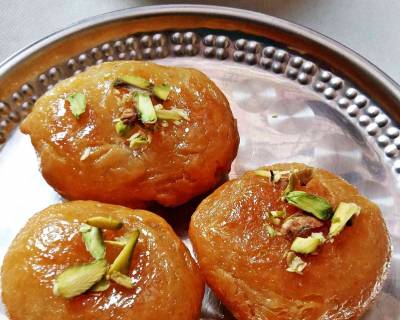 Goan Bhakkam Peda Recipe - Soft Dough Balls in Sugar Syrup
