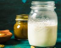 Badam Sharbat Recipe - Almond Milk With Nuts & Spices