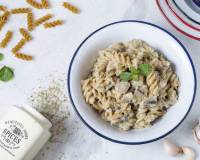 Burnt Garlic Pasta with Mushroom Recipe