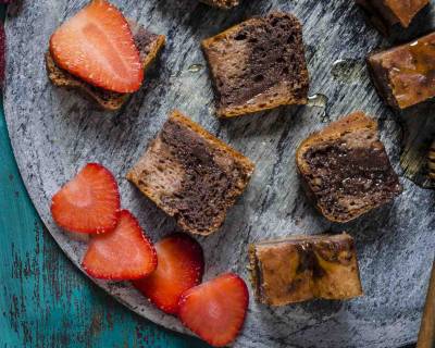 Strawberry Chocolate Loaf Cake Recipe