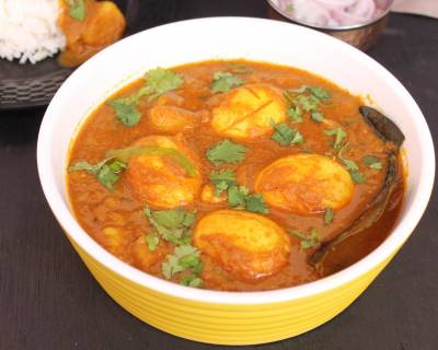 बंगाली अंडे की सब्ज़ी - Bengali Egg Curry (Recipe In Hindi)