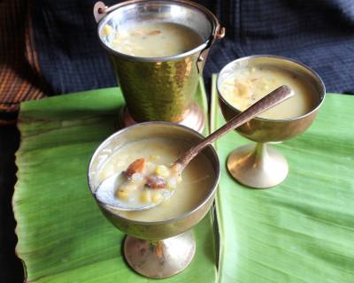 मंगानेम रेसिपी - Goan Style Chana Dal Payasam Recipe 