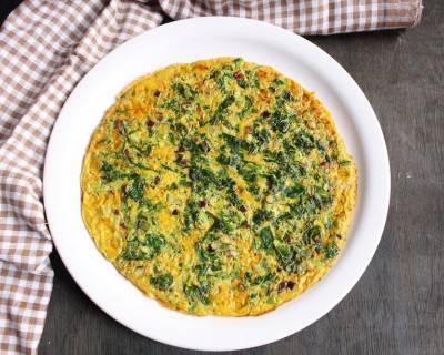 Spinach Omelette Recipe