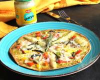 Vegetable Tortilla Pizza Recipe