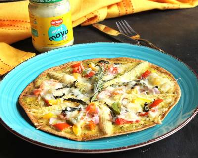 Vegetable Tortilla Pizza Recipe