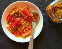 Instant Red Chilli Pickle Recipe