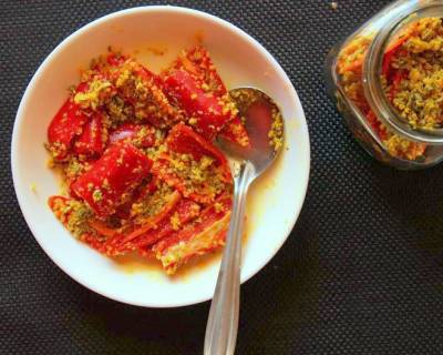 Instant Red Chilli Pickle Recipe