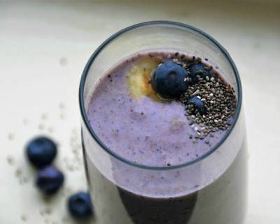 Blueberry Chia Banana Smoothie Recipe