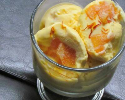 Saffron Mango Ice-cream Recipe