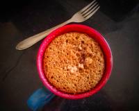 2 minutes-Eggless Microwave Chocolate Mug Cake