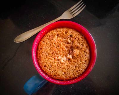 2 minutes-Eggless Microwave Chocolate Mug Cake