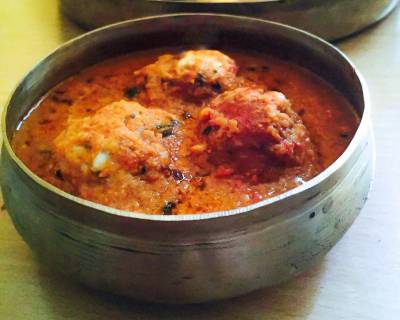 Malai Kofta Recipe -Cottage Cheese & Potato Balls In Creamy Red Gravy