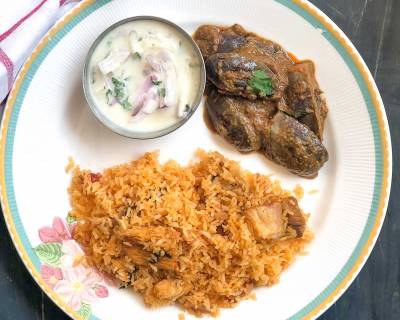 Make Your Sunday Lunch Delicious With Ambur Chicken Biryani & Kathirikai Chops