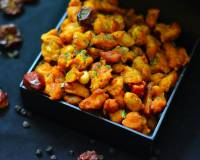 Crispy Masala Peanuts Recipe - Gujarati Sing Bhujia