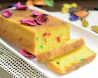 Eggless Tutti Frutti Cake Recipe