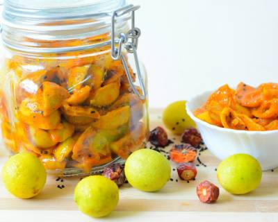 Tangy Lemon Pickle Recipe With Kalonji & Rock Salt