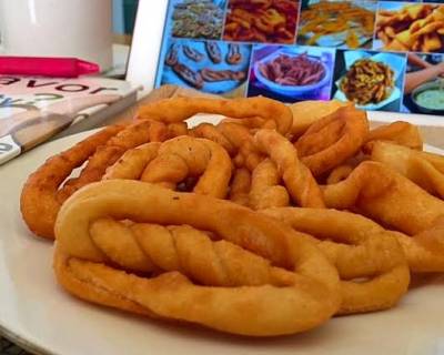 North East Khapse Recipe (Deep Fried Biscuits From Arunachal)