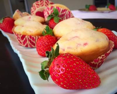 Strawberry Cheesecake Muffins Recipe