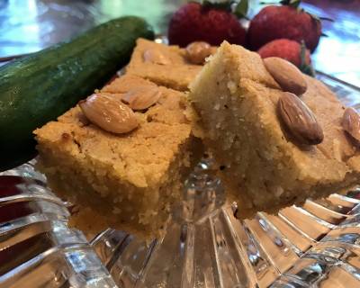 Vegan Cucumber Semolina Cake Recipe