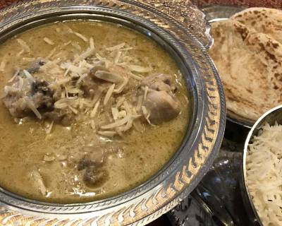 Safed Murgh Handi Recipe - Chicken In White Gravy