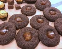 Thumbprint Salted Caramel Chocolate Cookies Recipe