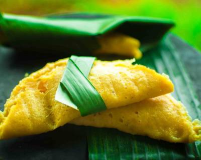 Enduri Pitha With Mango Twist Recipe