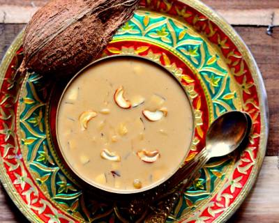 Ada Pradhaman Recipe - Kerala Style Rice Ada Pudding With Jaggery & Coconut Milk