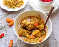 Alu Bukhara Murgh Recipe - Chicken With Indian Plums